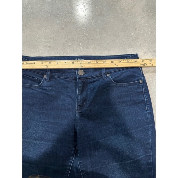 LOFT Modern Sexy Boot Jeans Dark Wash Stretch Denim Size 10 - Picture 9 of 12
